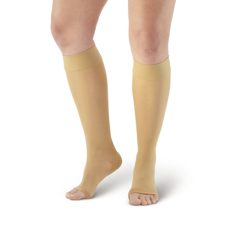 AW Style 230 Signature Sheers Open Toe Knee Highs - 20-30 mmHg