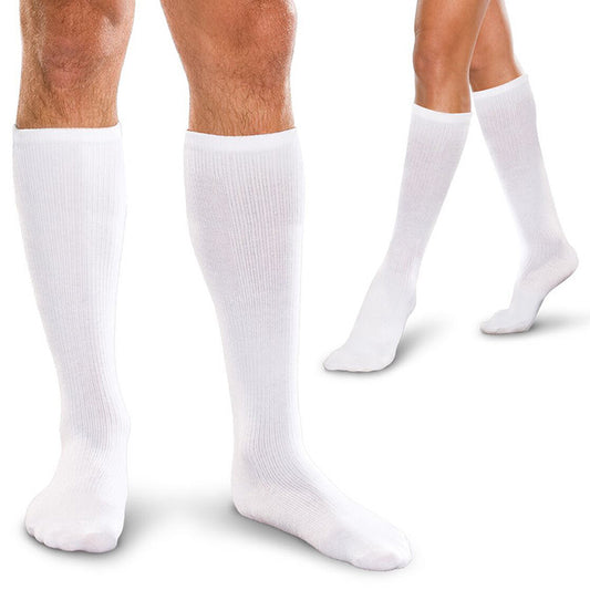 Therafirm Core-Spun Firm Support Men's and Women's Knee High Socks 20-30 mmHg - Therafirm Core-Spun Firm Support Men's and Women's Knee High Socks - 20-30 mmHg