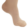 AW Style 257 Microfiber Opaque Closed Toe Thigh High w/Dot  Silicone Band  - 15-20 mmHg - Foot