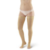 AW Style 266 Signature Sheers Open Toe Thigh Highs w/Sili Dot Band - 20-30 mmHg - Beige