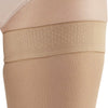 AW Style 265 Microfiber Opaque Open Toe Thigh Highs w/ Sili Dot Band- 20-30 mmHg -  Band