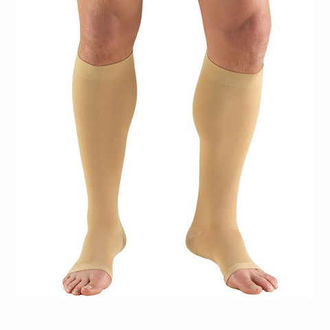 TruForm 0865 Classic Medical Open Toe Knee Highs - 20-30 mmHg