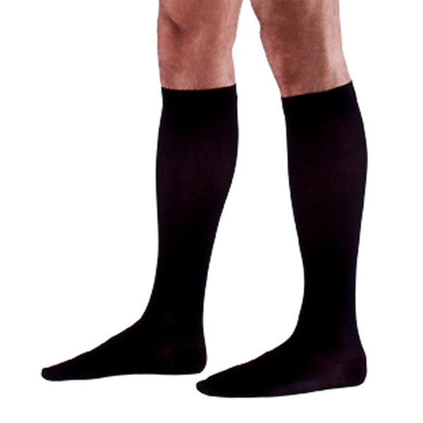 Sigvaris 922 Access Men's Ribbed Closed Toe Knee High Socks -20-30 mmHg