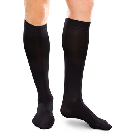 Therafirm EASE Men's Trouser Socks - 15-20 mmHg - Black