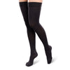 Therafirm EASE Opaque Women's Thigh Highs w/Silicone Band - 20-30 mmHg - Black