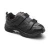 Dr. Comfort Women's Spirit X Double Velcro Shoes - Black