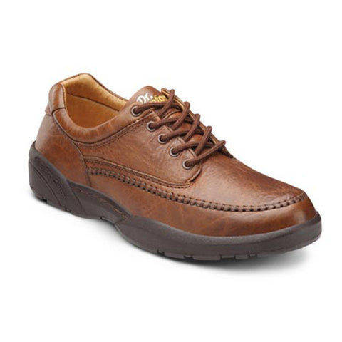 Dr. Comfort Men's Casual Comfort Stallion Shoes - Chestnut