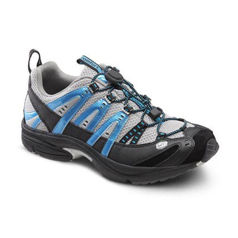 Dr. Comfort Men's Athletic Performance Shoes - Metallic/Blue