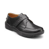Dr. Comfort Men's Frank Velcro Dress Shoes - Black