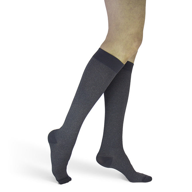 Sigvaris Compression Socks 182 Graphite Heather Men's 15-20 mmHg