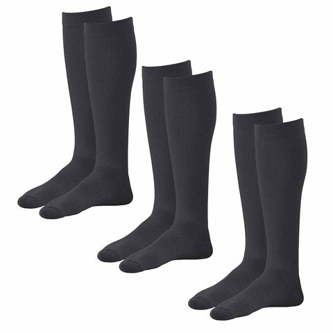 AW Style 632 Diabetic Knee High Socks - 8-15 mmHg (3 Pack)