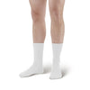 AW Style 737 Polyester Diabetic Crew Socks - Two Pack - White