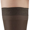 AW Style 74 Soft Sheer Thigh Highs w/Band - 8-15 mmHg (3-Pack) Black Band