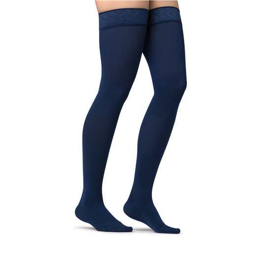 Jobst Opaque Maternity Thigh Highs w/Top Band 20-30 mmHg - Jobst Opaque Maternity Thigh Highs w/Top Band 20-30 mmHg