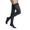 Sigvaris Style 843 Women's Soft Opaque Closed Toe Thigh Highs w/Grip Top - 30-40 mmHg
