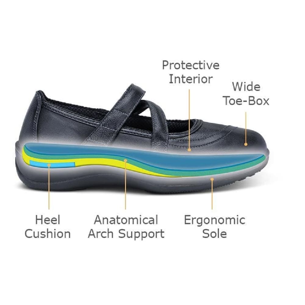 Orthofeet Women's Celina Dress Shoes Orthofeet Women's Celina Dress Shoes