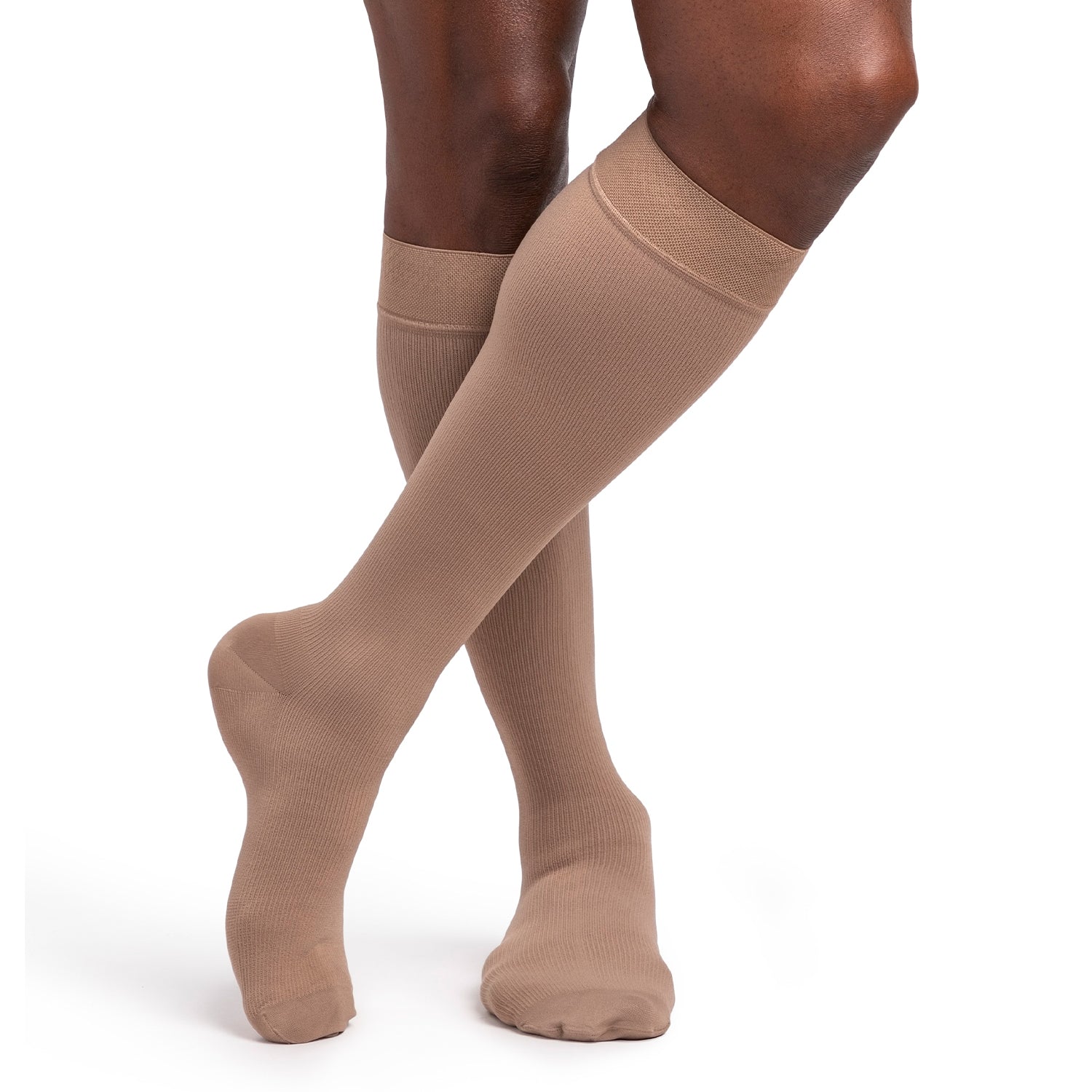 Sigvaris Men's Ribbed Knee Highs w/Grip 15-20mmHg | Ames Walker