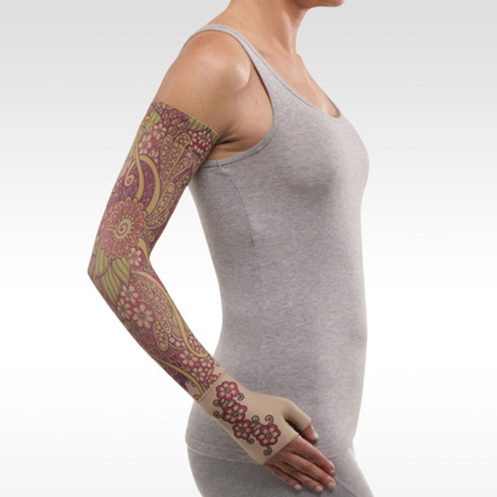 Juzo Soft 2000 15-20mmHg Max Armsleeve For Women - Seamless Compression Sleeve With Silicone Top Band - View #8