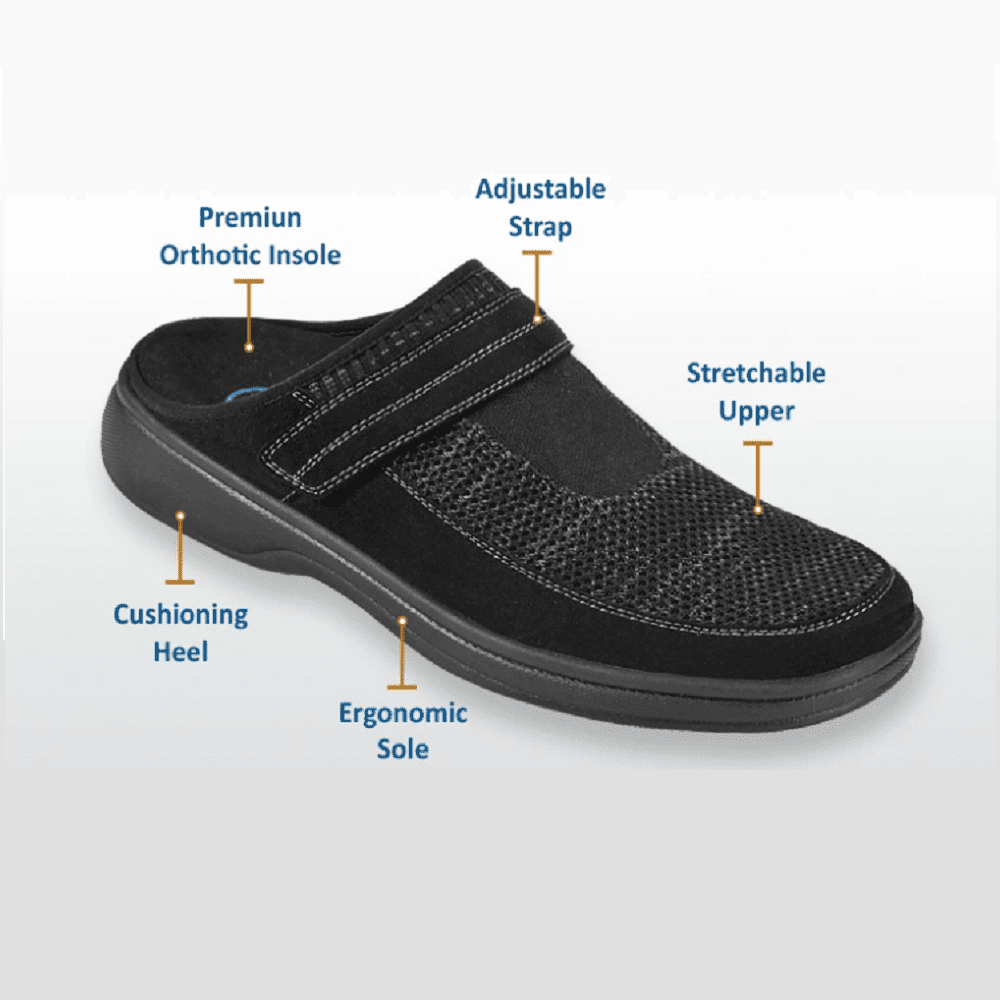 Orthofeet Men s Hudson Slippers Ames Walker
