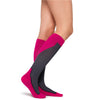 Jobst Sport Knee High Socks - 20-30 mmHg - Pink/Gray