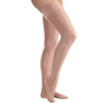 Jobst UltraSheer Closed Toe Thigh Highs w/ Lace Band  Honey