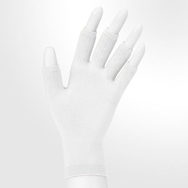 Juzo 2001 Soft Seamless Glove Left - 20-30 mmHg White