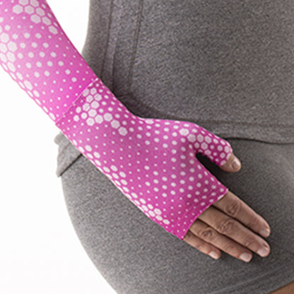 Juzo Soft 2000 Print Gauntlet - 15-20 mmHg Right Pixel Pink