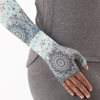 Juzo Soft 2000 Print Gauntlet - 15-20 mmHg Right Teal Starburst