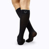 Comrad Solids Knee High Socks - 15-20 mmHg Black