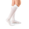 Comrad Solids Knee High Socks - 15-20 mmHg White