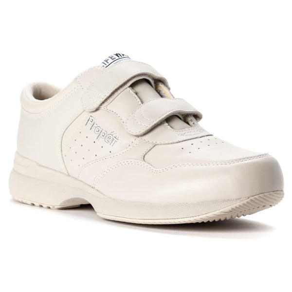 Propet Men's Lifewalker Strap Shoes Sport White