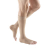 Medi Plus Open Toe Knee Highs w/Silicone Dot Band - 20-30 mmHg - Beige