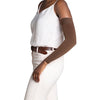 Sigvaris Secure 562 Lymphedema Armsleeve w/Dot Top Band - 20-30 mmHg Cocoa