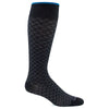 SockWell Women's Featherweight Fancy Knee High Socks - 15-20 mmHg Black Multi