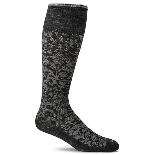SockWell Women's Damask Knee High Socks 15-20 mmHg - SockWell Women's Damask Knee High Socks  - 15-20 mmHg Black