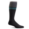 SockWell Men's Sportster Knee High Socks - 15-20 mmHg Black