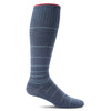 SockWell Men's Circulator Knee High Socks - 15-20 mmHg Denim