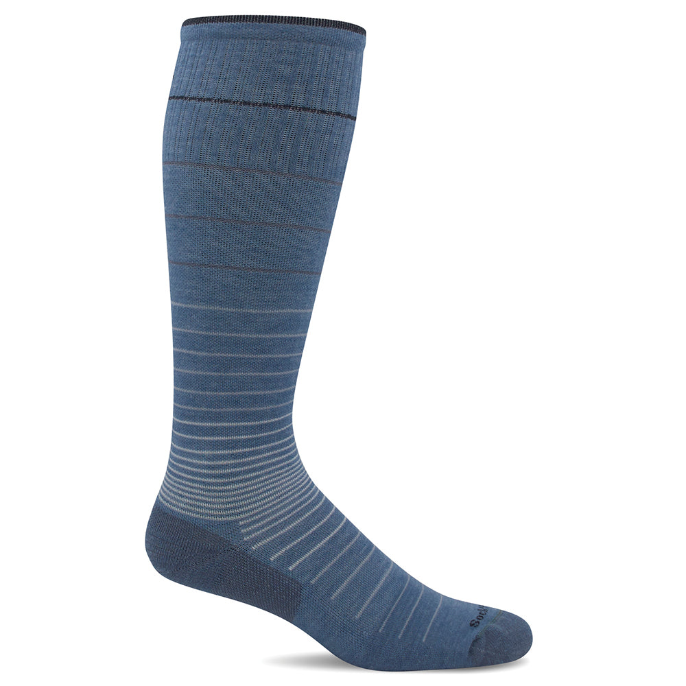 SockWell Women's Circulator Knee High Socks - 15-20 mmHg Bluestone