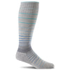 SockWell Women's Circulator Knee High Socks - 15-20 mmHg Grey
