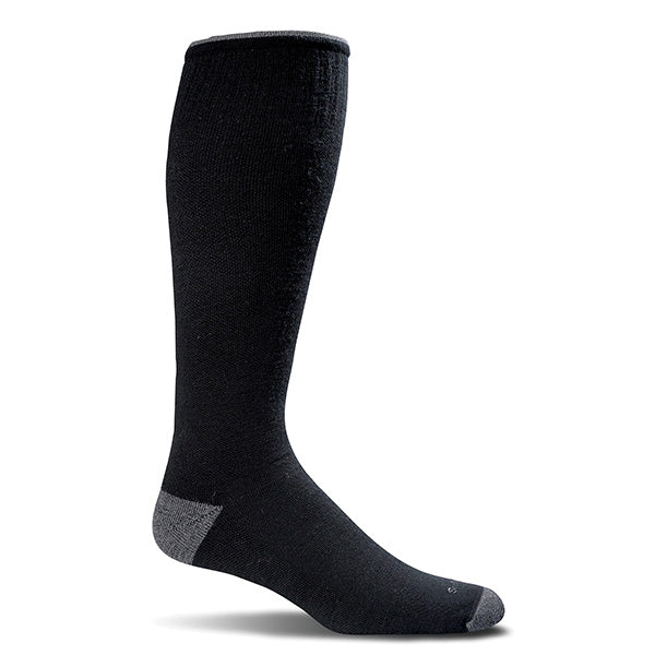 SockWell Men's Elevation Knee High Socks - 20-30 mmHg Black