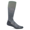 SockWell Men's Diamond Dandy Socks 15-20 mmHg Charcoal