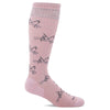 SockWell Women's Feline Fancy Socks 15-20 mmHg Rose