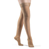 Sigvaris Style 781 Sheer Closed Toe Thigh Highs w/Grip Top - 15-20 mmHg golden