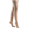 Sigvaris Style 781 Sheer Closed Toe Thigh Highs w/Grip Top - 15-20 mmHg Honey