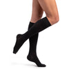 Sigvaris Dynaven 972 Women's Closed Toe Knee Highs w/Grip Top - 20-30 mmHg Black
