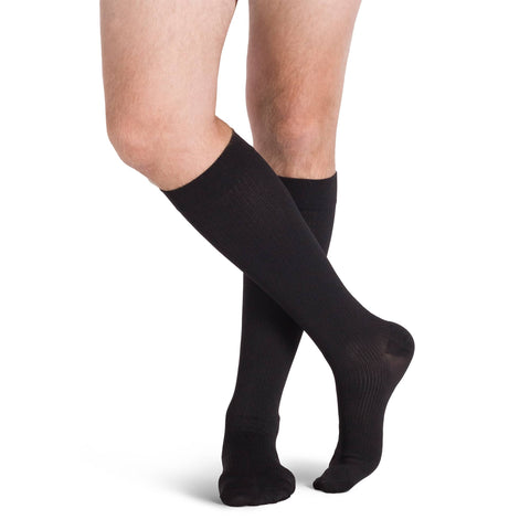 Sigvaris Men's Leisure Trouser Socks Black