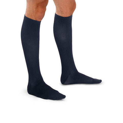 Therafirm Men's Knee High Trouser Socks- 20-30 mmHg - Navy