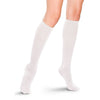 Therafirm Women's Knee High Trouser Socks - 15-20 mmHg - White 