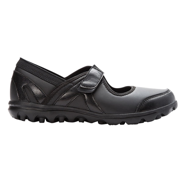 Propet Women's Onalee Shoes All Black Smooth