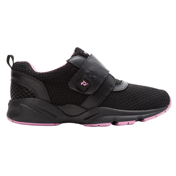 Propet Women's Stability X Strap Sneakers Black/Berry
